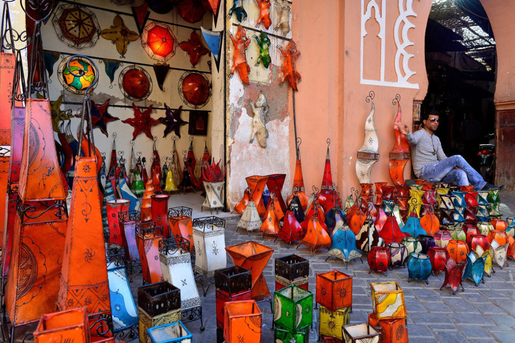 Fare-shopping-a-Marrakech