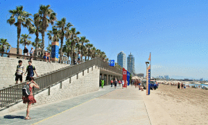 Le spiagge di Barcellona