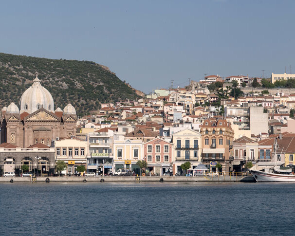 Mitilene sull’isola di Lesbo