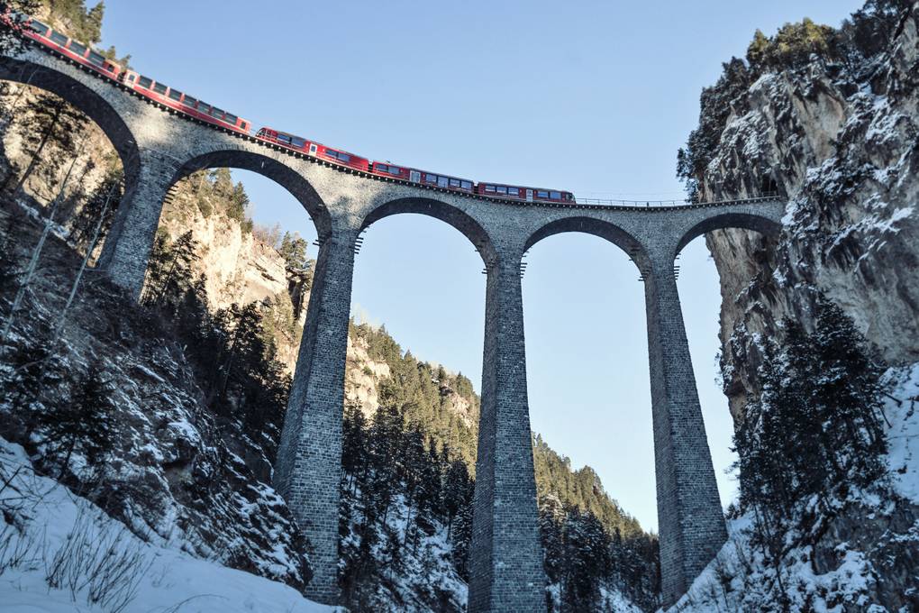 Bernina Express, il ponte elicoidale