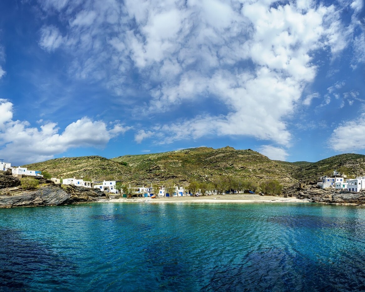 isola di Tinos nelle Cicladi