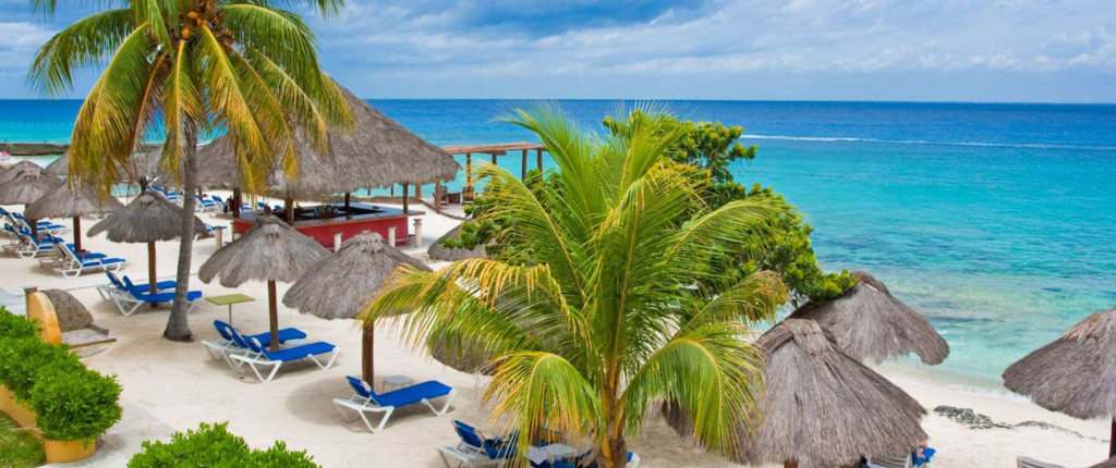 spiagge per le vacanze a Cozumel nello Yucatan