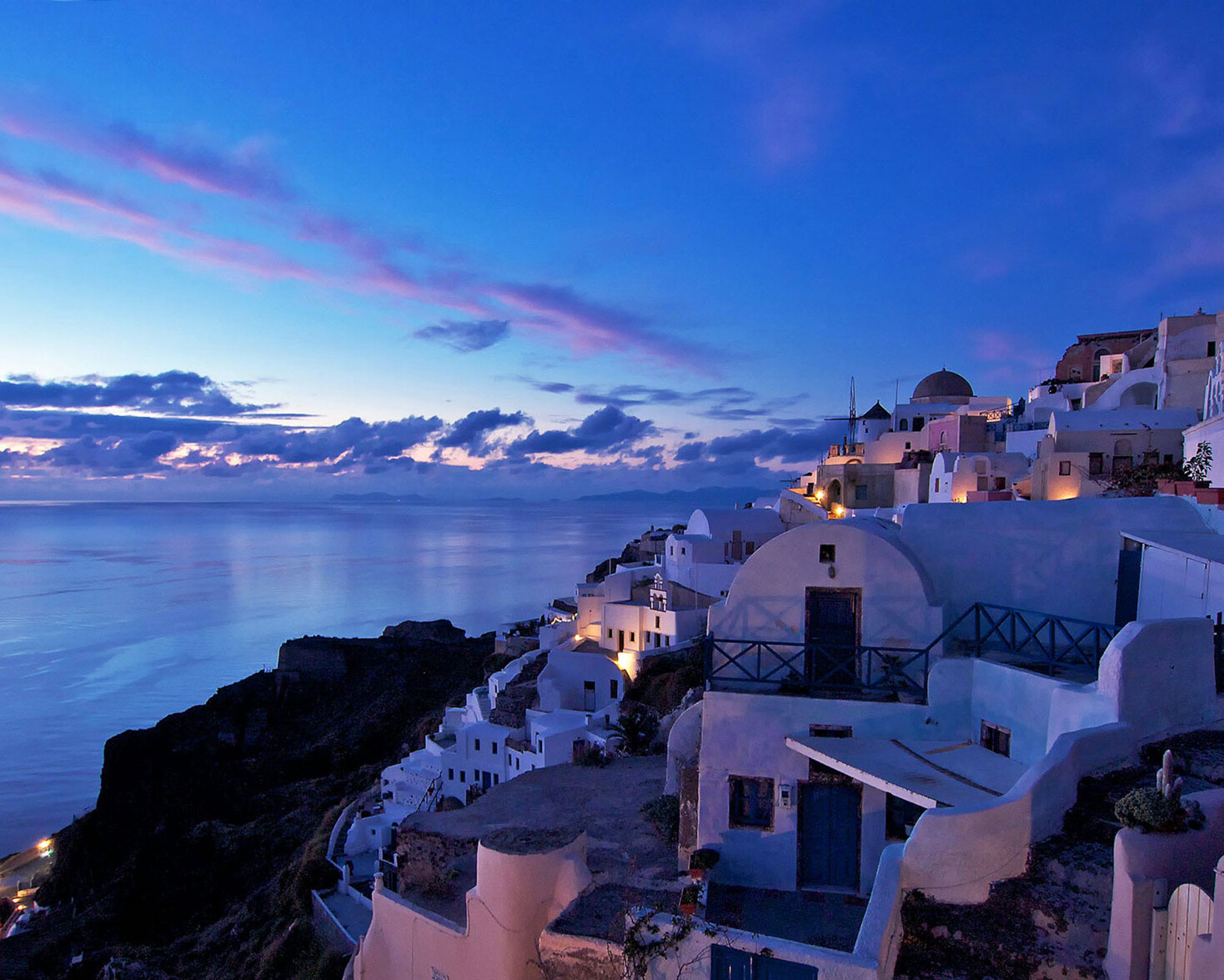 vedere il tramonto a Santorini