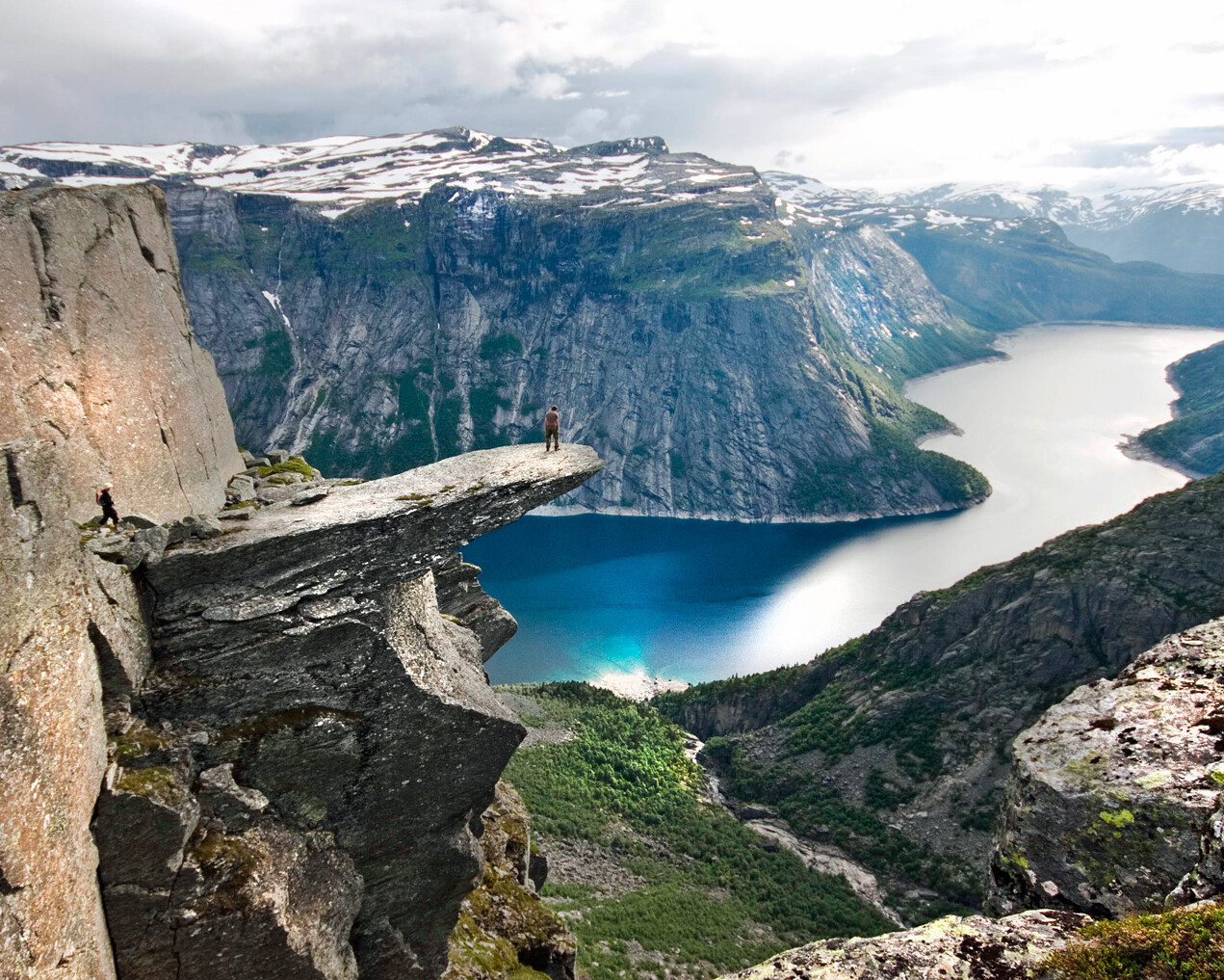 vedere tra i fiordi della Norvegia